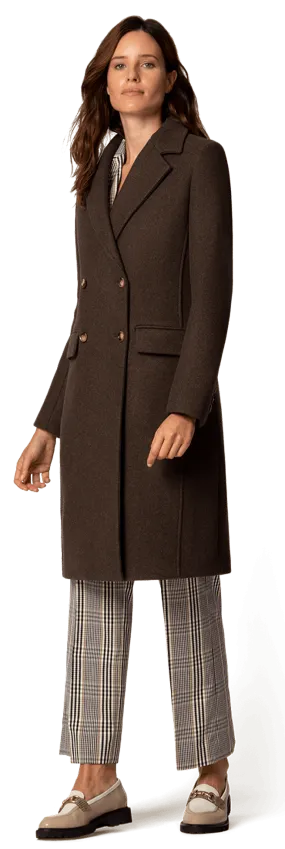 -cappotto marrone donna