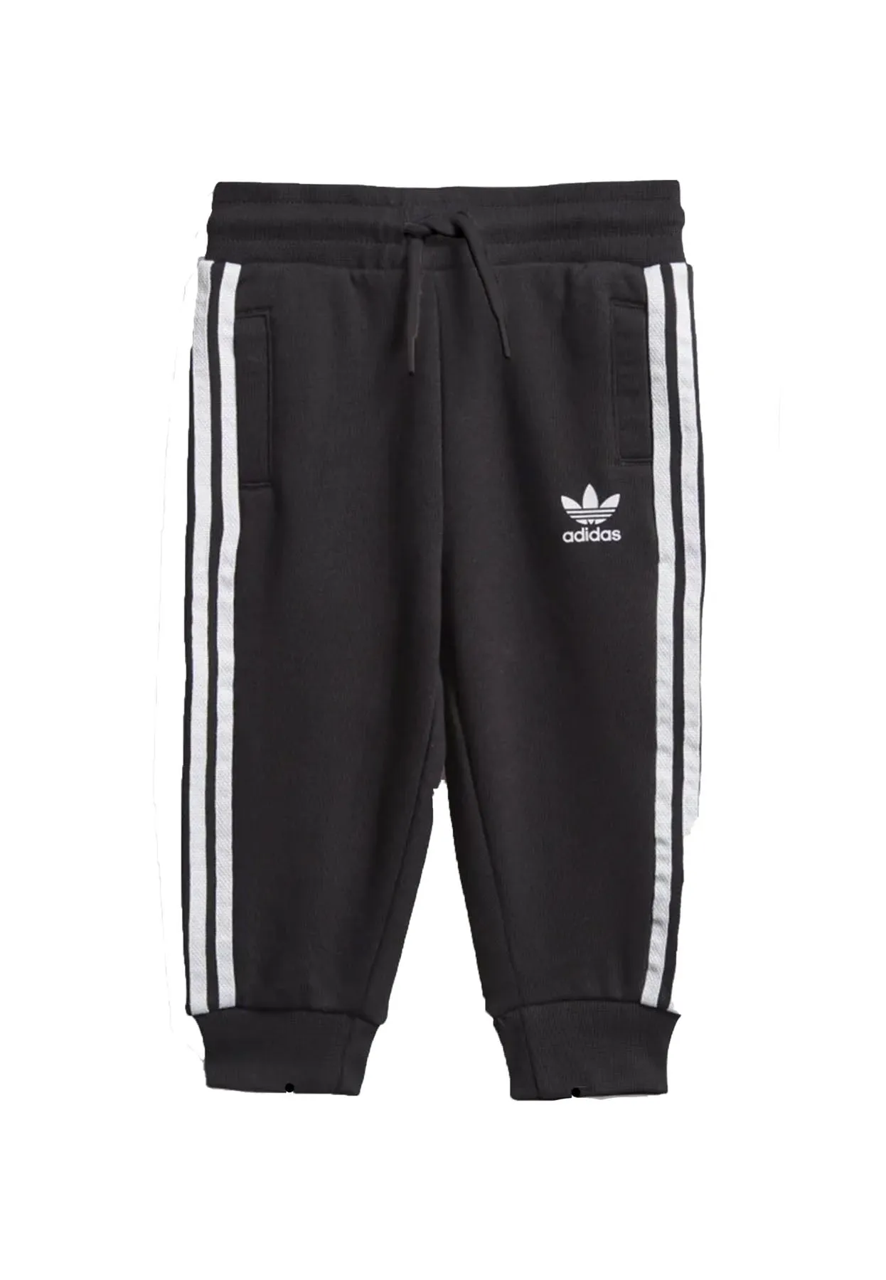 Adidas tuta nera neonato in cotone
