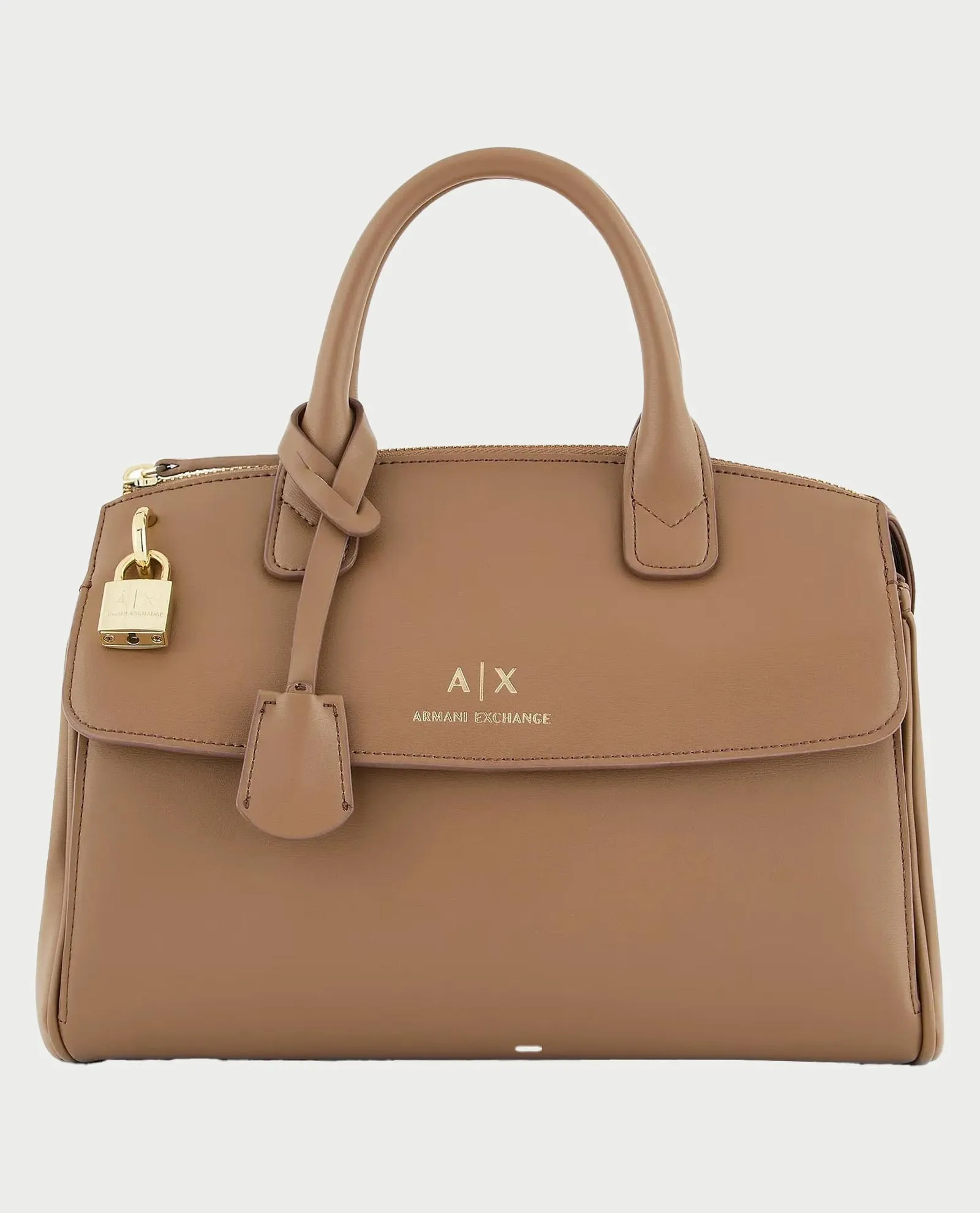 ARMANI EXCHANGE      Borsa a mano bauletto Armani Exchange con lucchetto