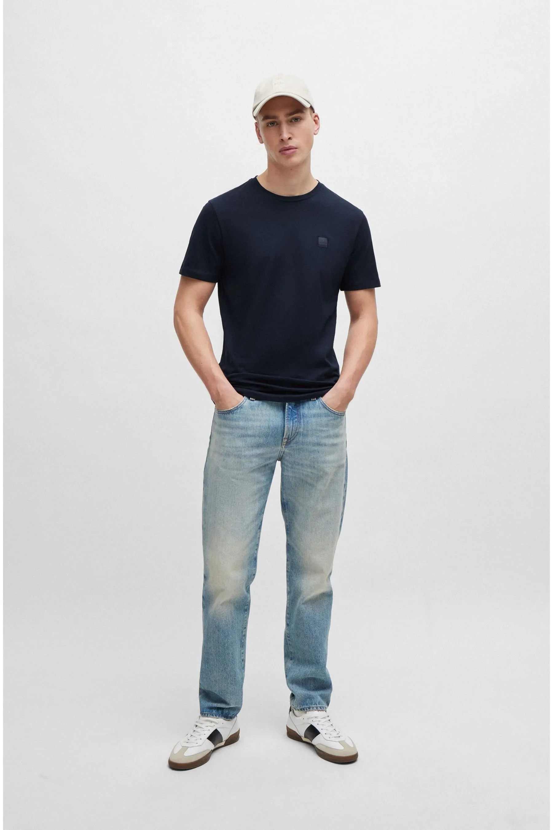 BOSS Maglietta in cotone con logo Relaxed Fit Tales Box    