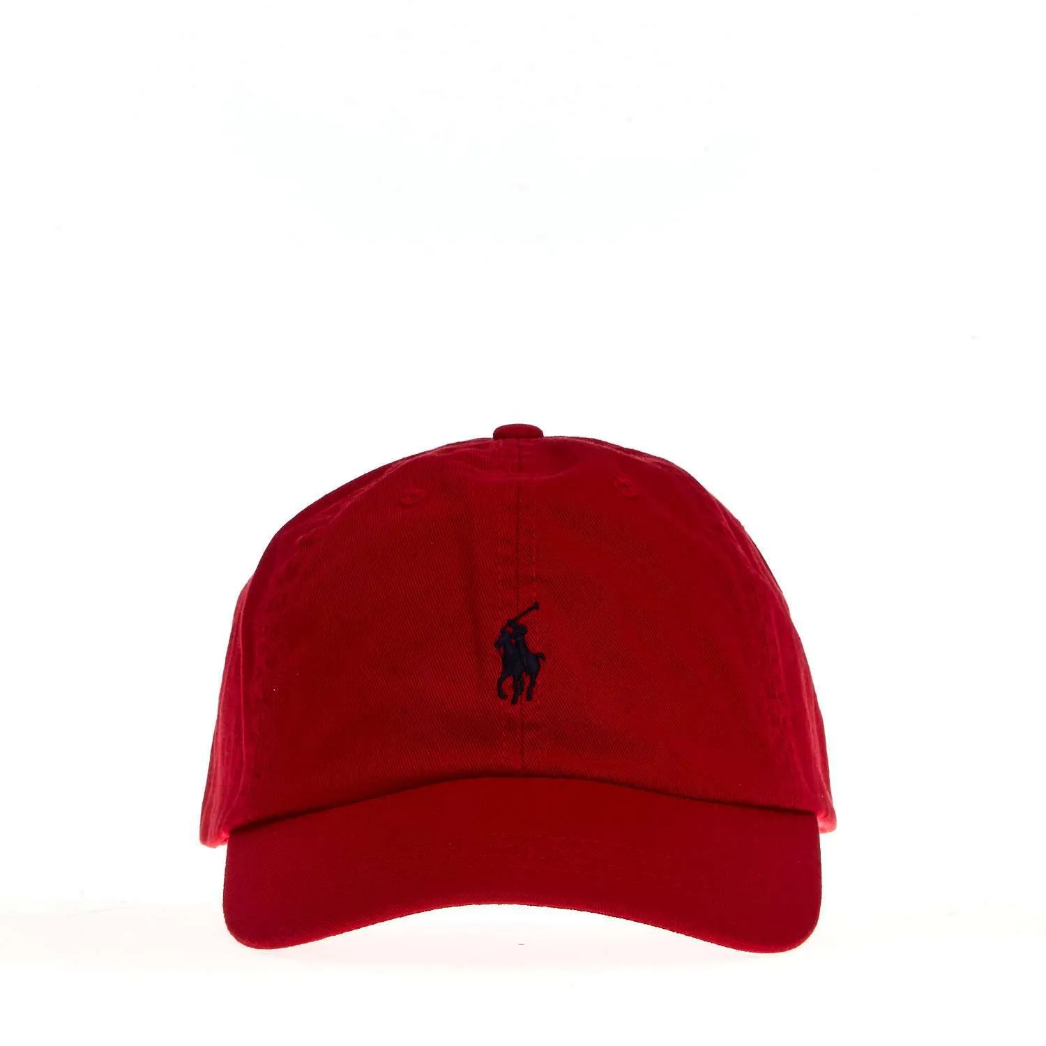 Cappellino In Chino Di Cotone Rosso
