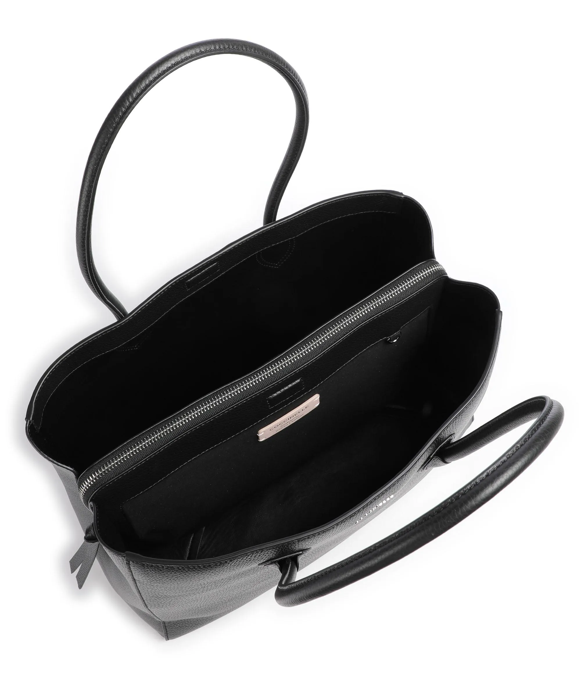  Coccinelle Farisa Borsa shopper pelle granulata nero  