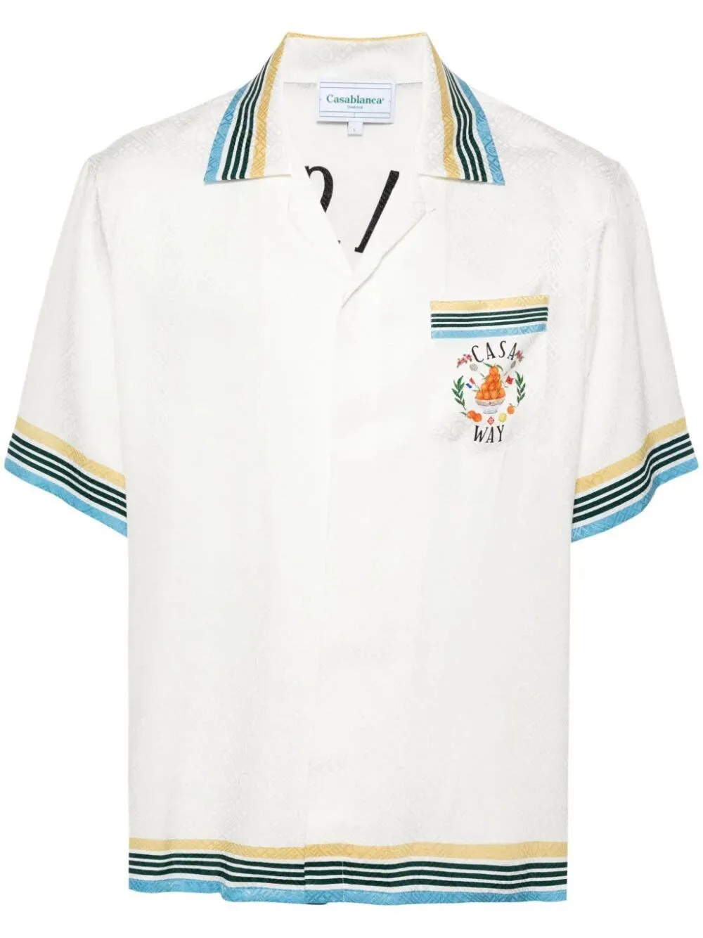 Cuban Collar Short Sleeve Shirt
