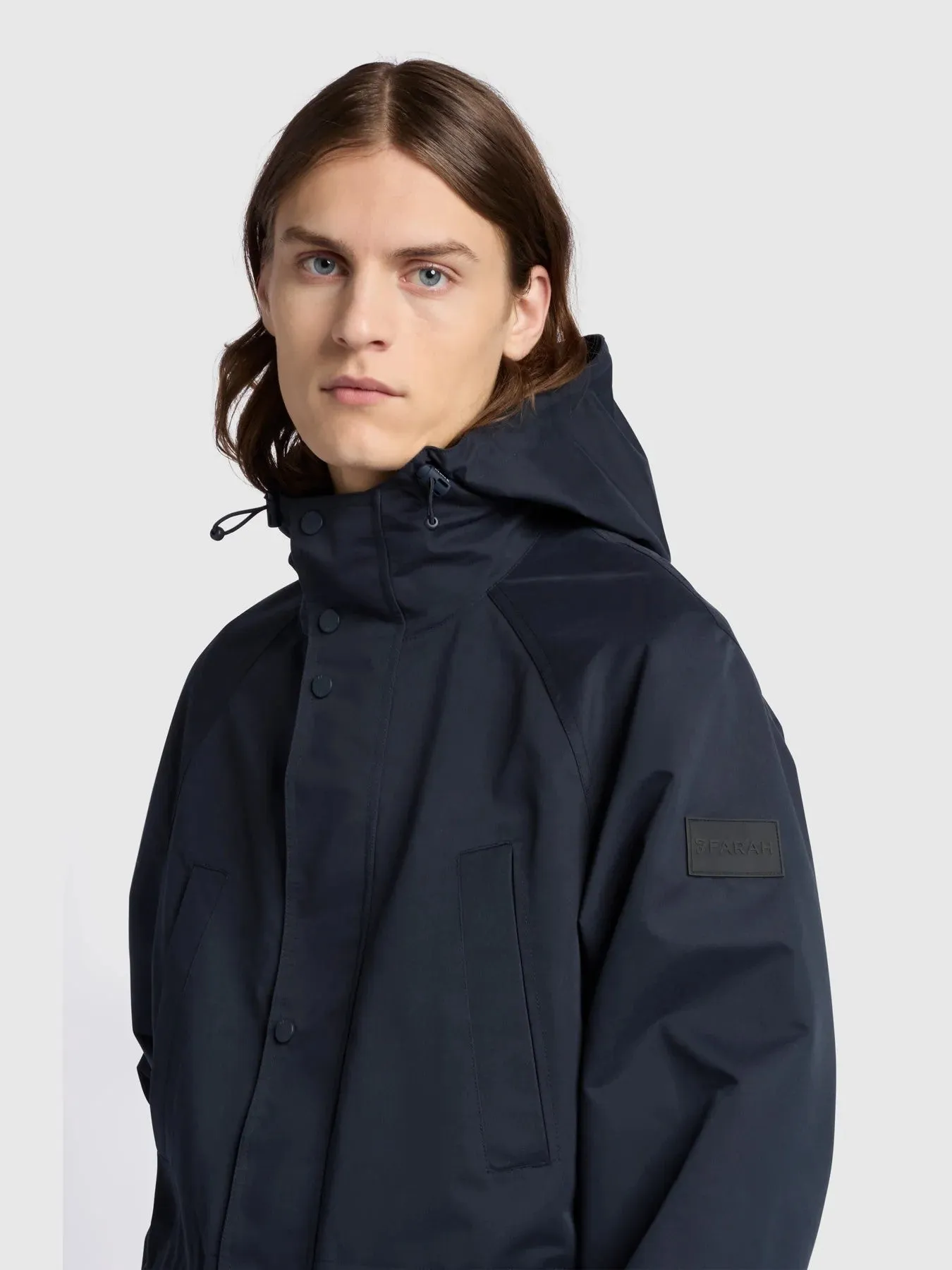 Farah Parka leggero da uomo Gunnar blu