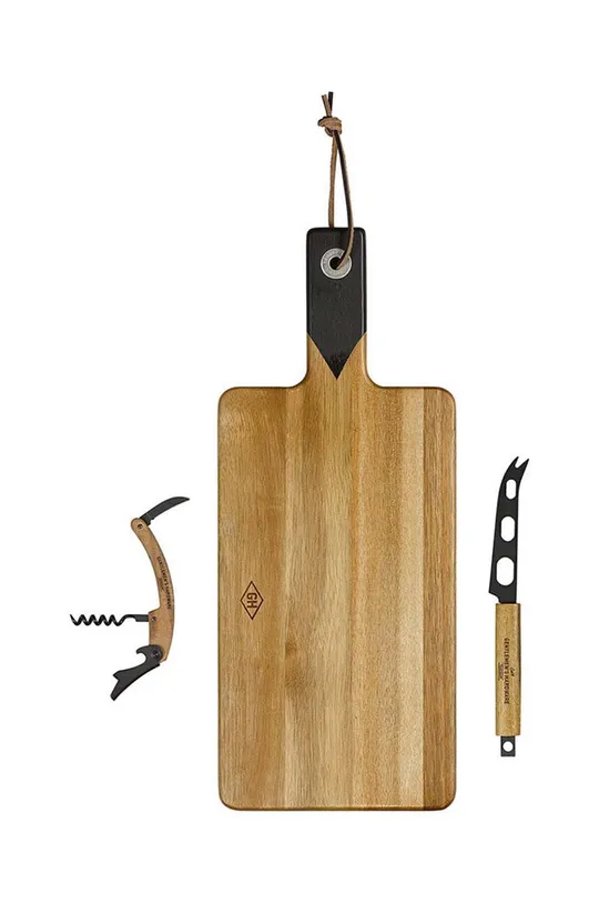 Gentelmen's Hardware set da portata per formaggio e vino Cheese & Wine Set pacco da 3