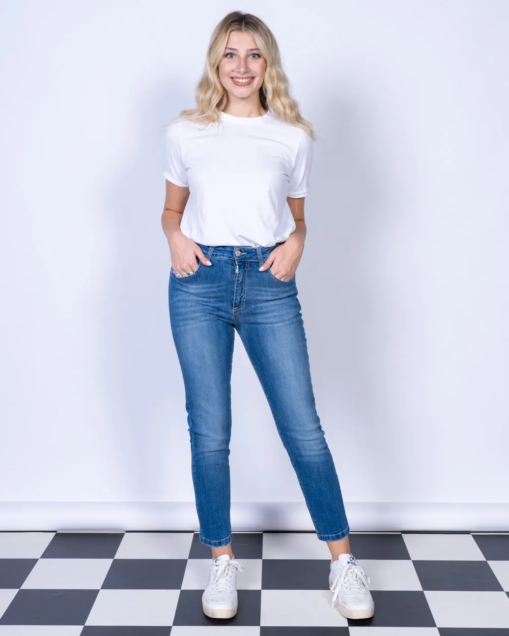 JEANS LUNA SKY DENIM CHIARO