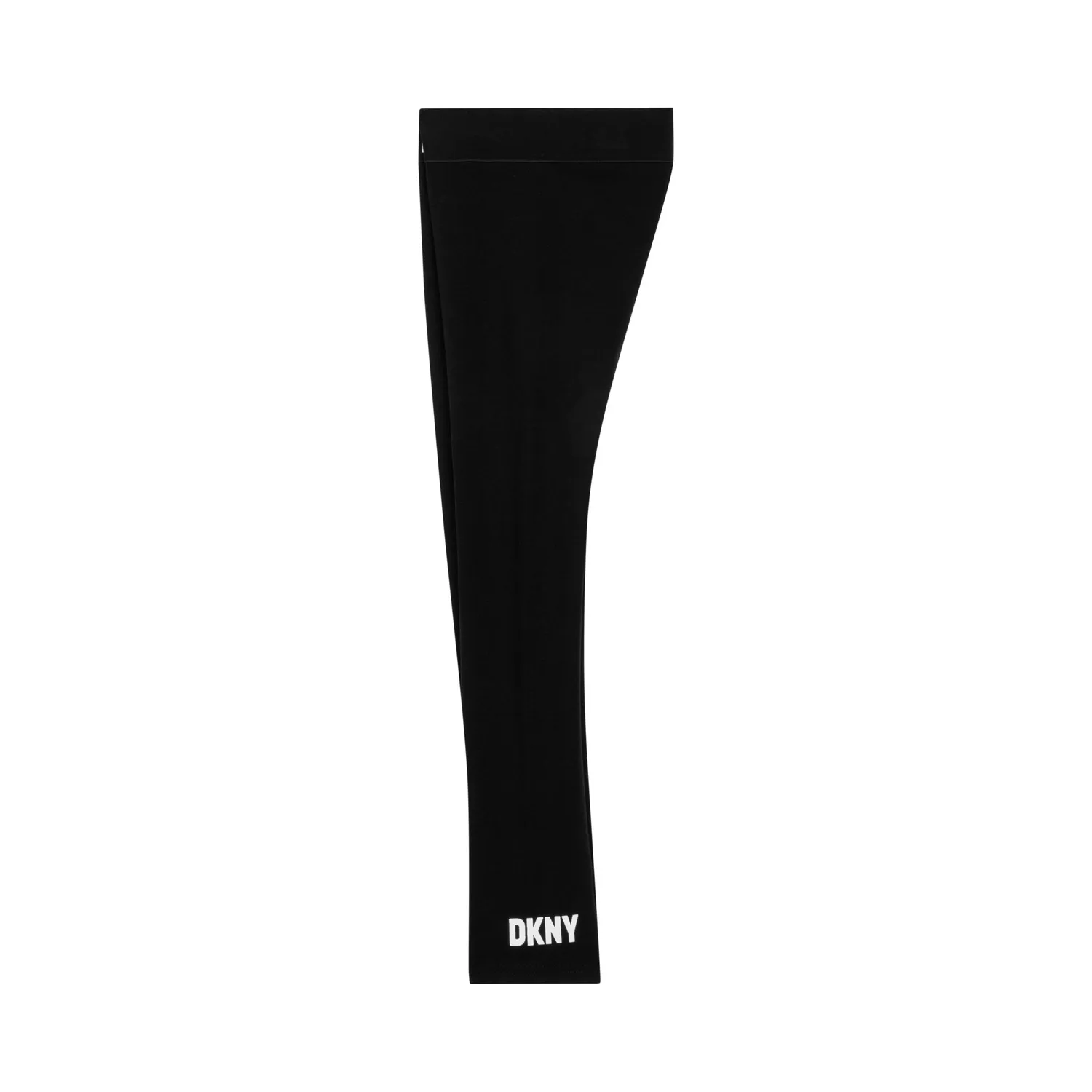 Leggings Neri Con Loghi Bianchi Bambina E Teen