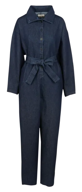  MAPOESIE   VENISE - Tuta collo classico in jeans | Blu