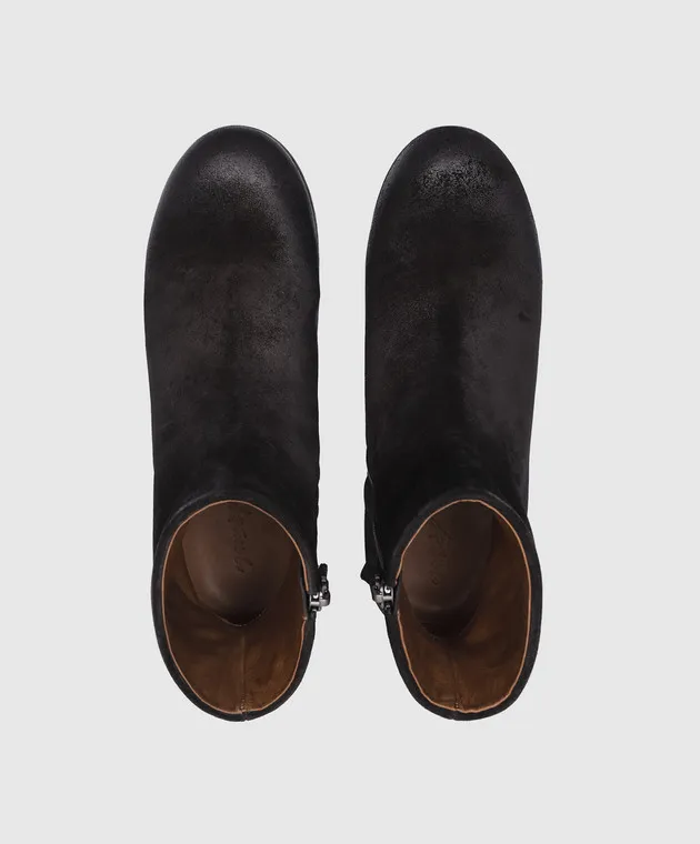 Marsell Stivali Capozucca in camoscio nero MW8295186