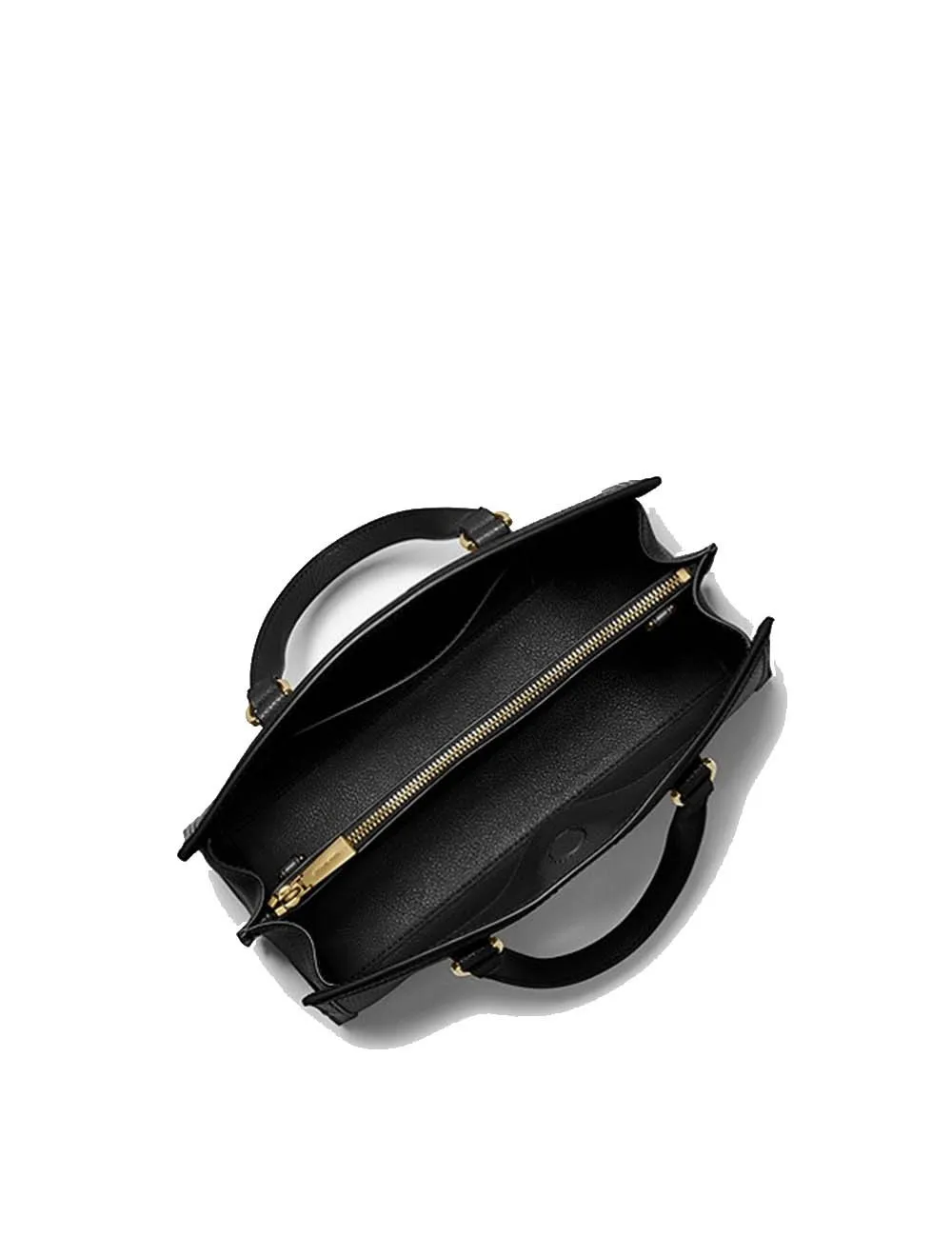 Michael Kors     Borsa a mano Chantal media in pelle martellata Nero