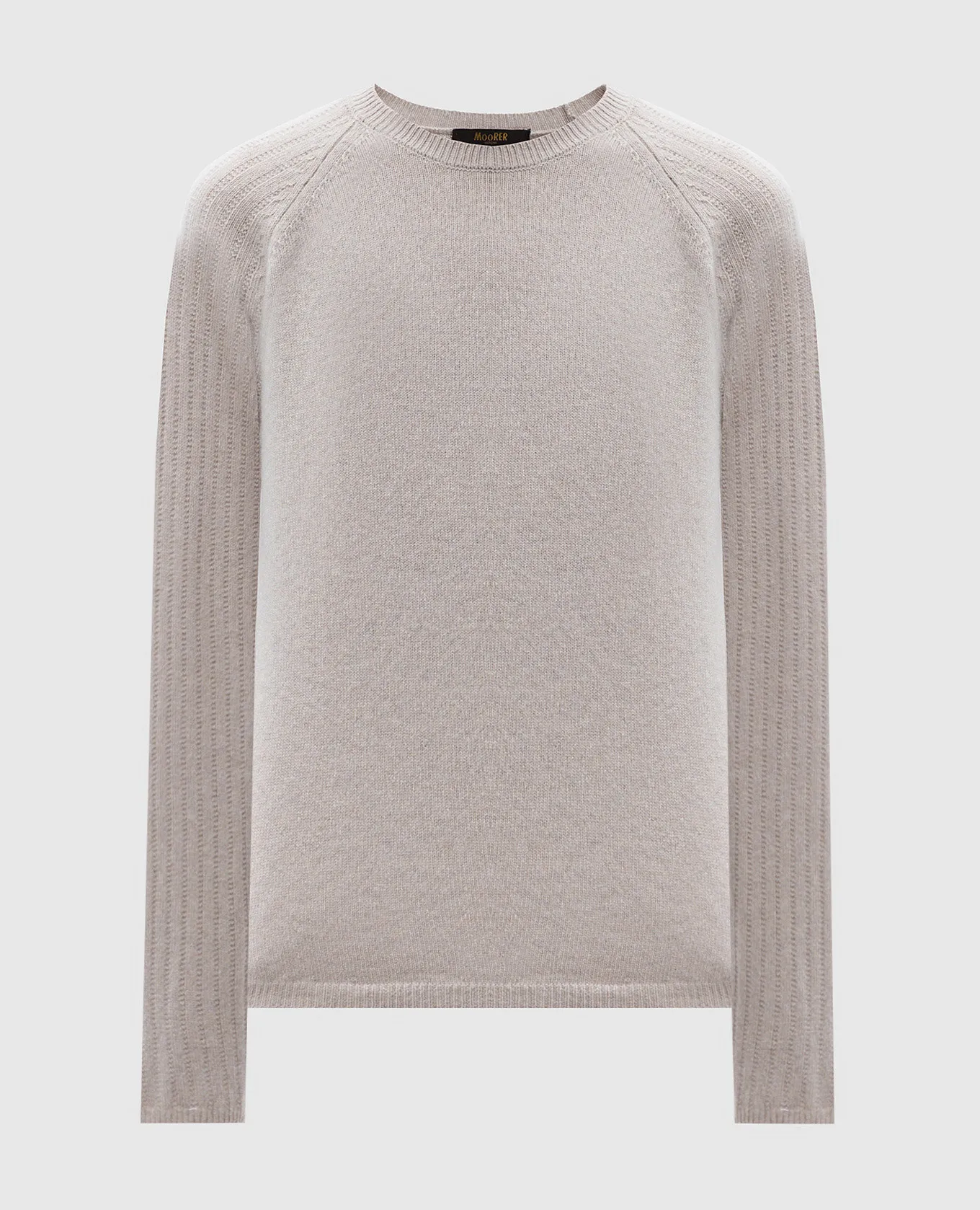 MooRER Maglione beige ELTI-ZAB realizzato in lana e cashmere ELTIZAB