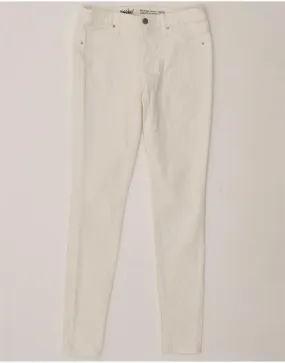 MOSSIMO Womens Mid Rise Jegging Jeans US 2 XS W28 L30 White