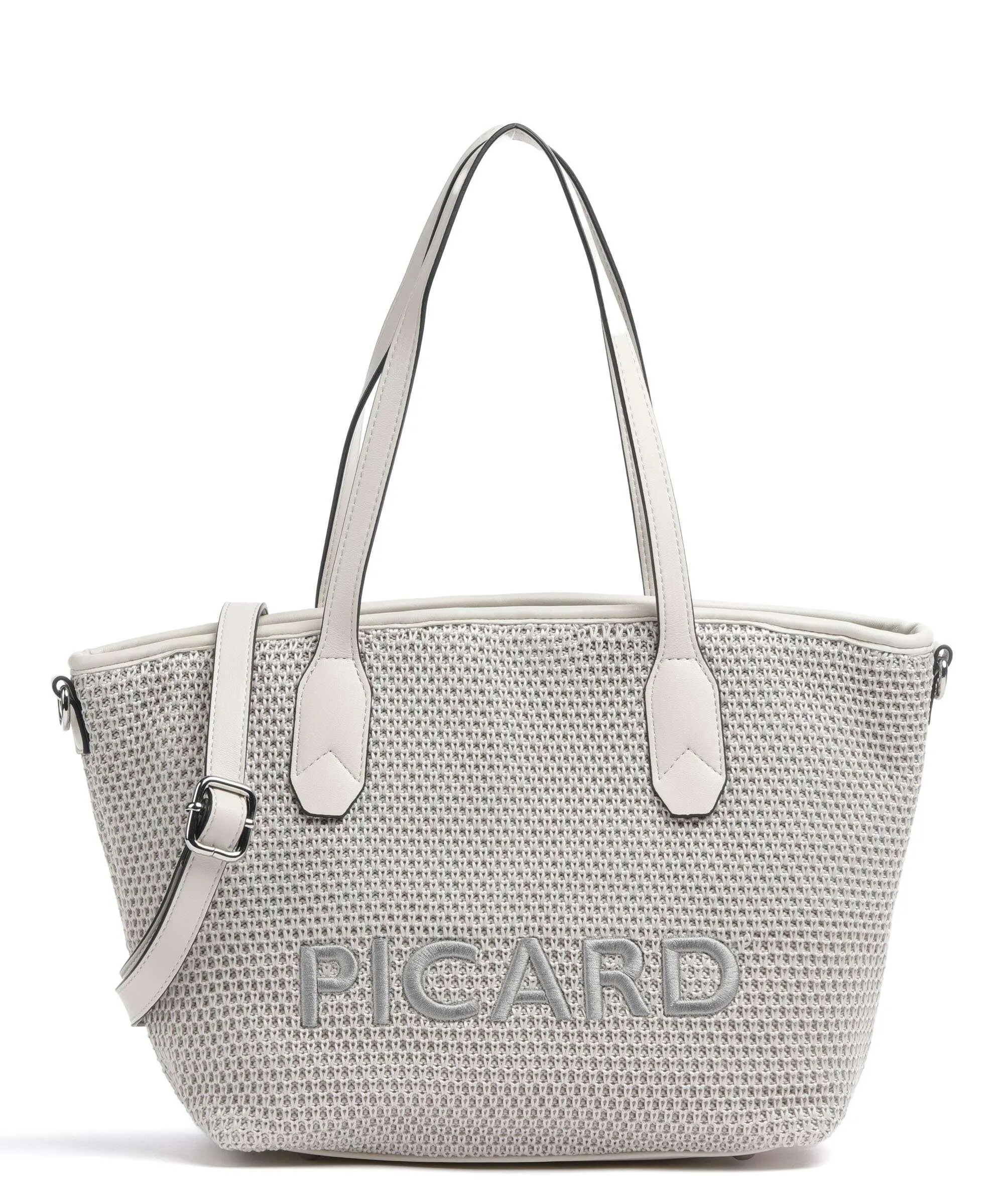  Picard Knitwork Borsa shopper poliestere riciclato grigio chiaro  
