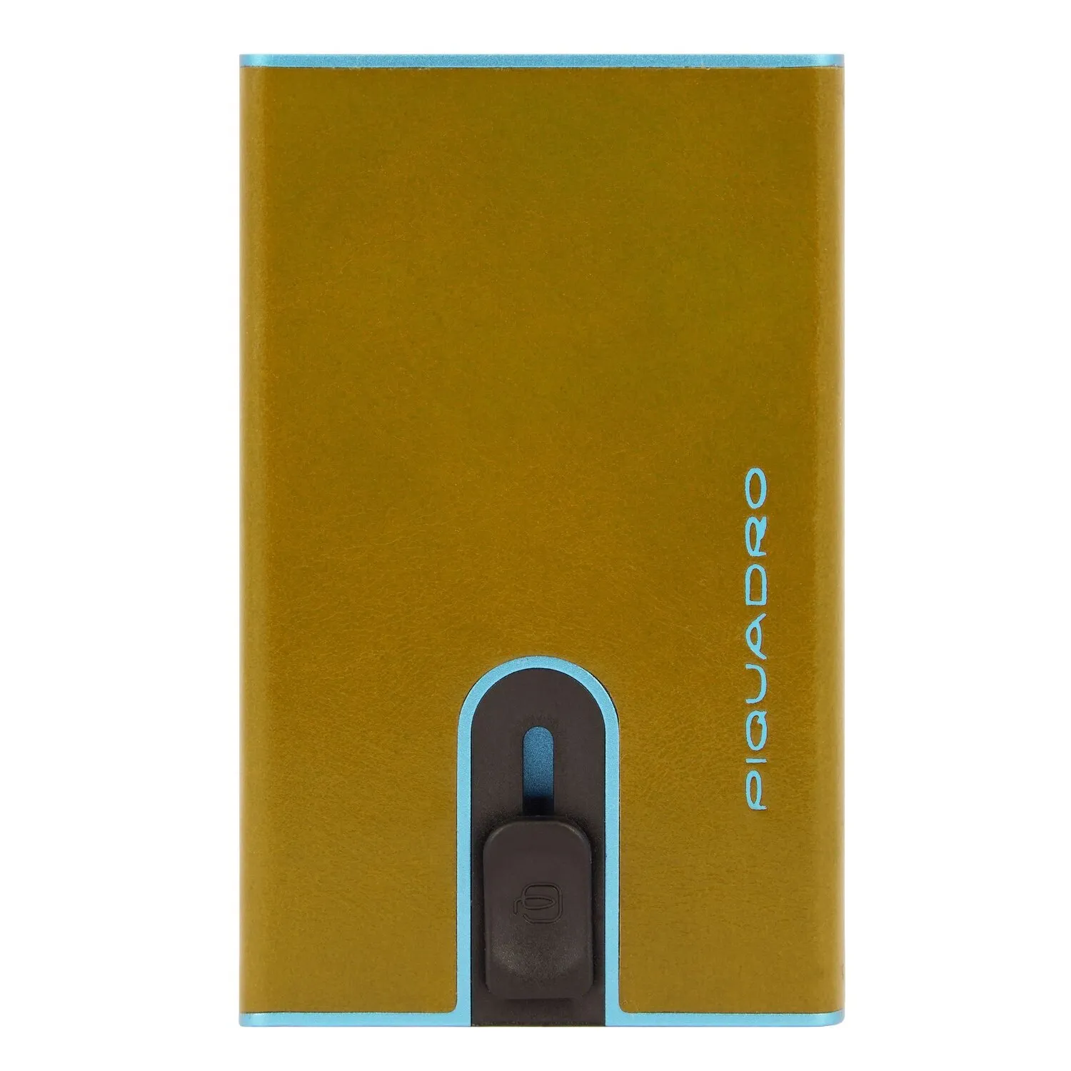 Piquadro Blue Square Custodia per carta di credito Protezione RFID Pelle 6.5 cm