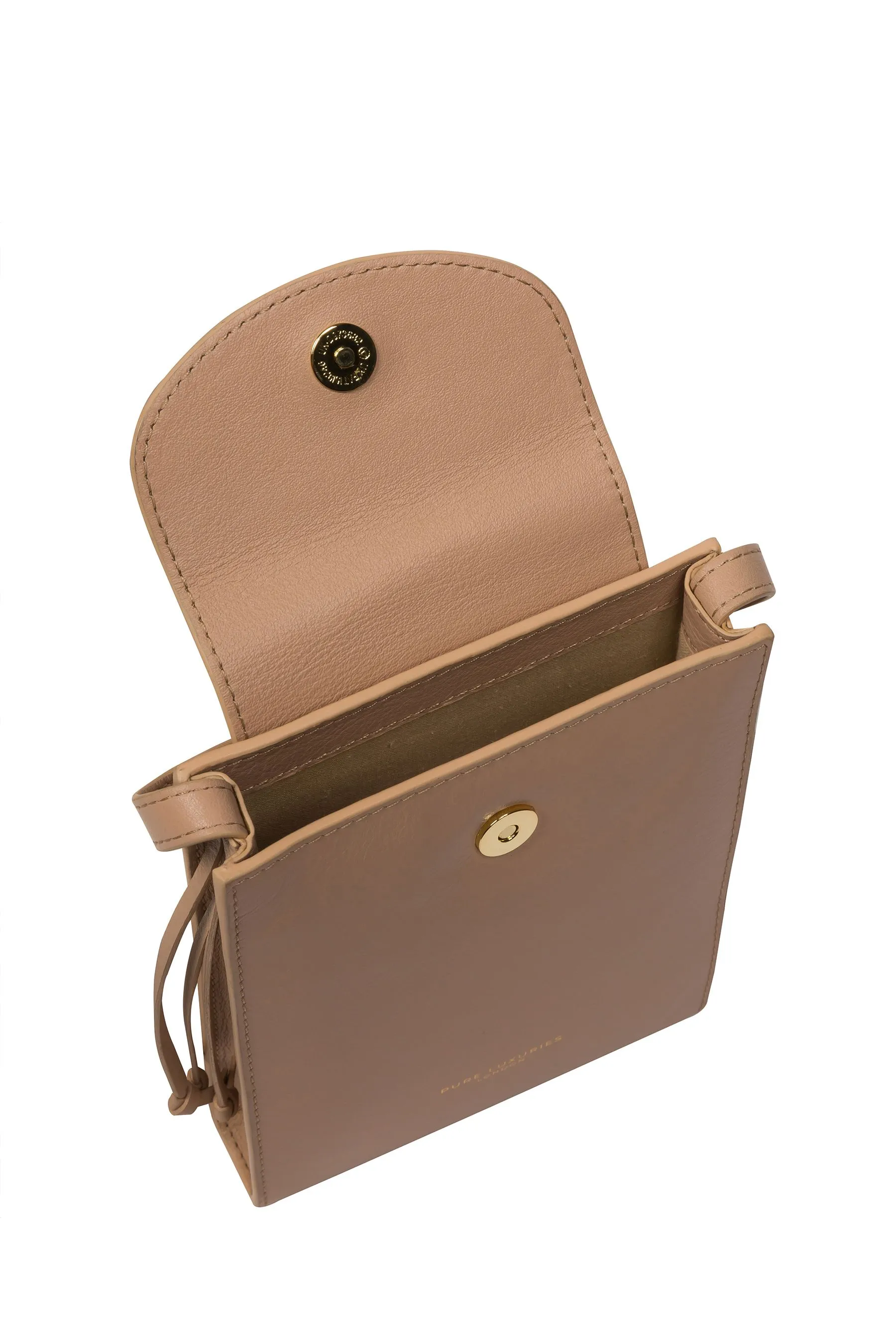 Pure Luxuries London Kiana - Borsa per telefono a tracolla in pelle nappa    