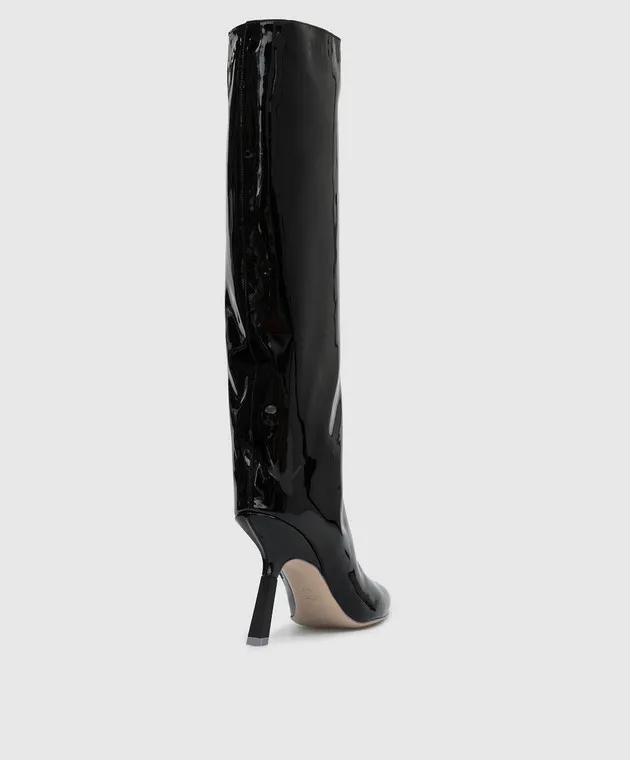 Sebastian Milano Stivali Cornelia 95 in vernice nera SE1163