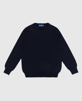 Stefano Ricci Maglione in lana blu per bambini KY02020G01Y18406