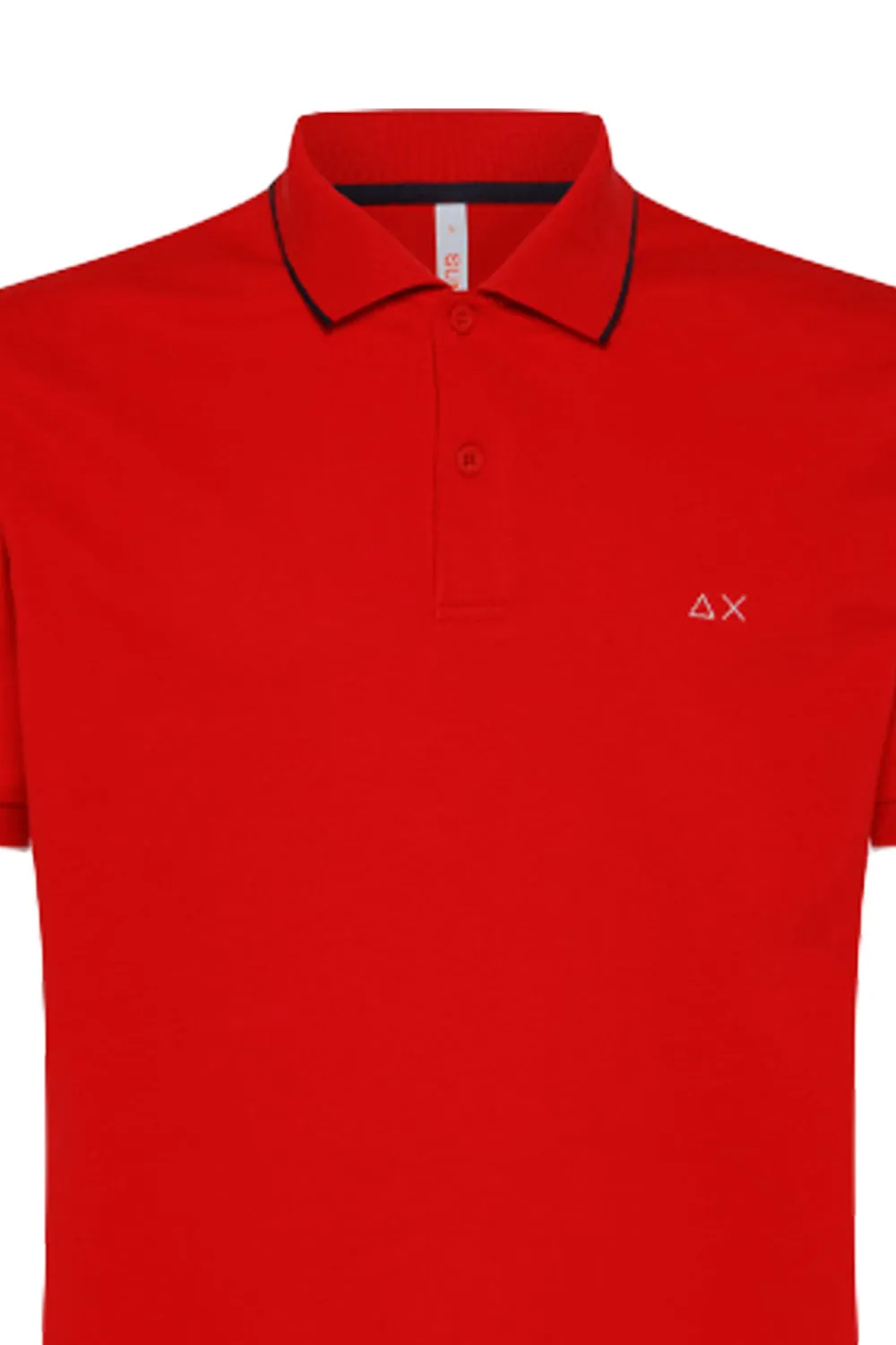 SUN68 Polo small stripes