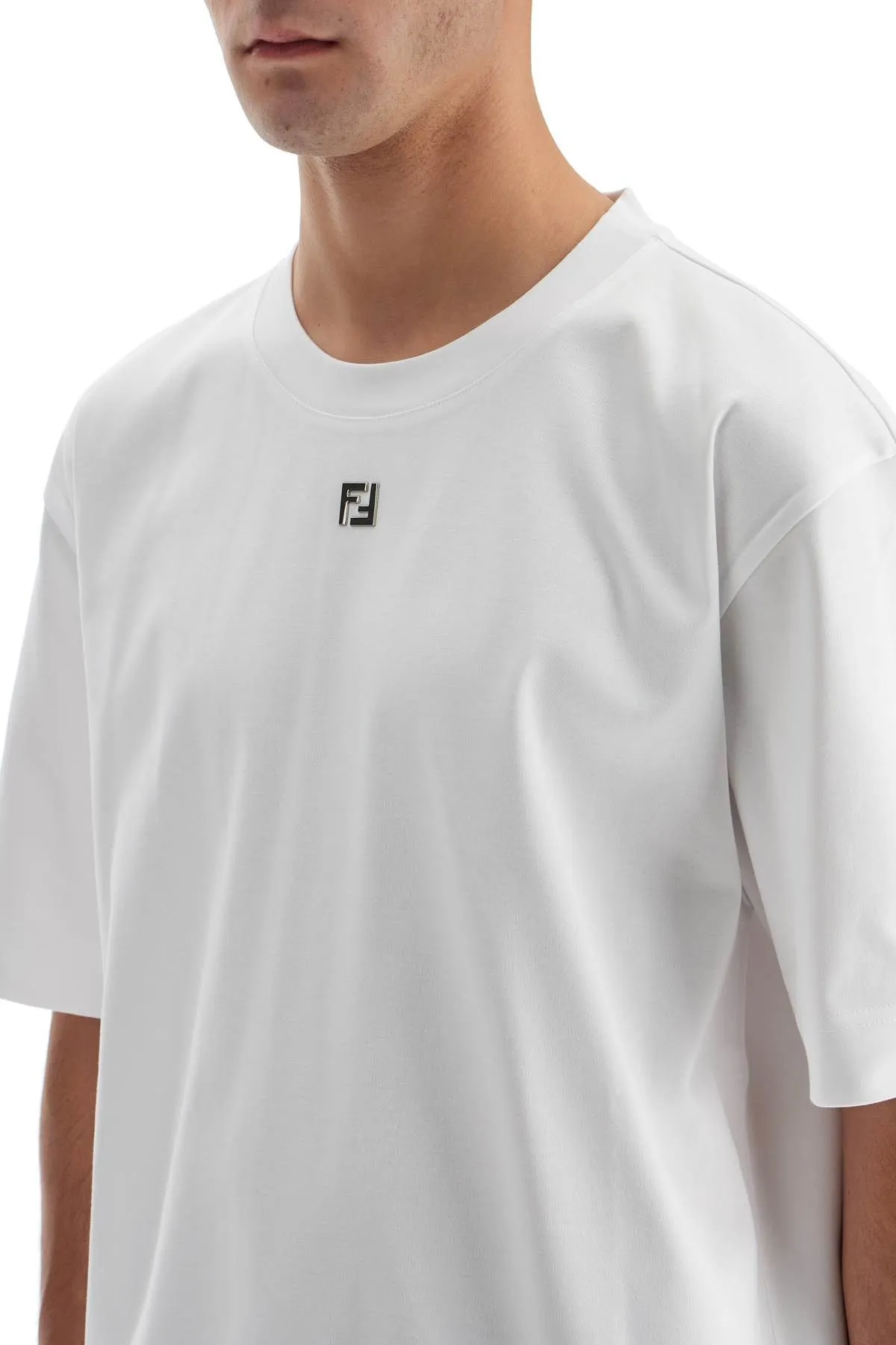 T-shirt con dettaglio FF