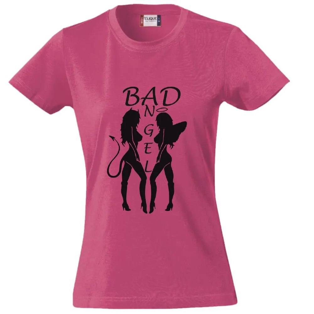 T-shirt Donna Bad Angel Maglietta Maniche Corte PS 28870-BA