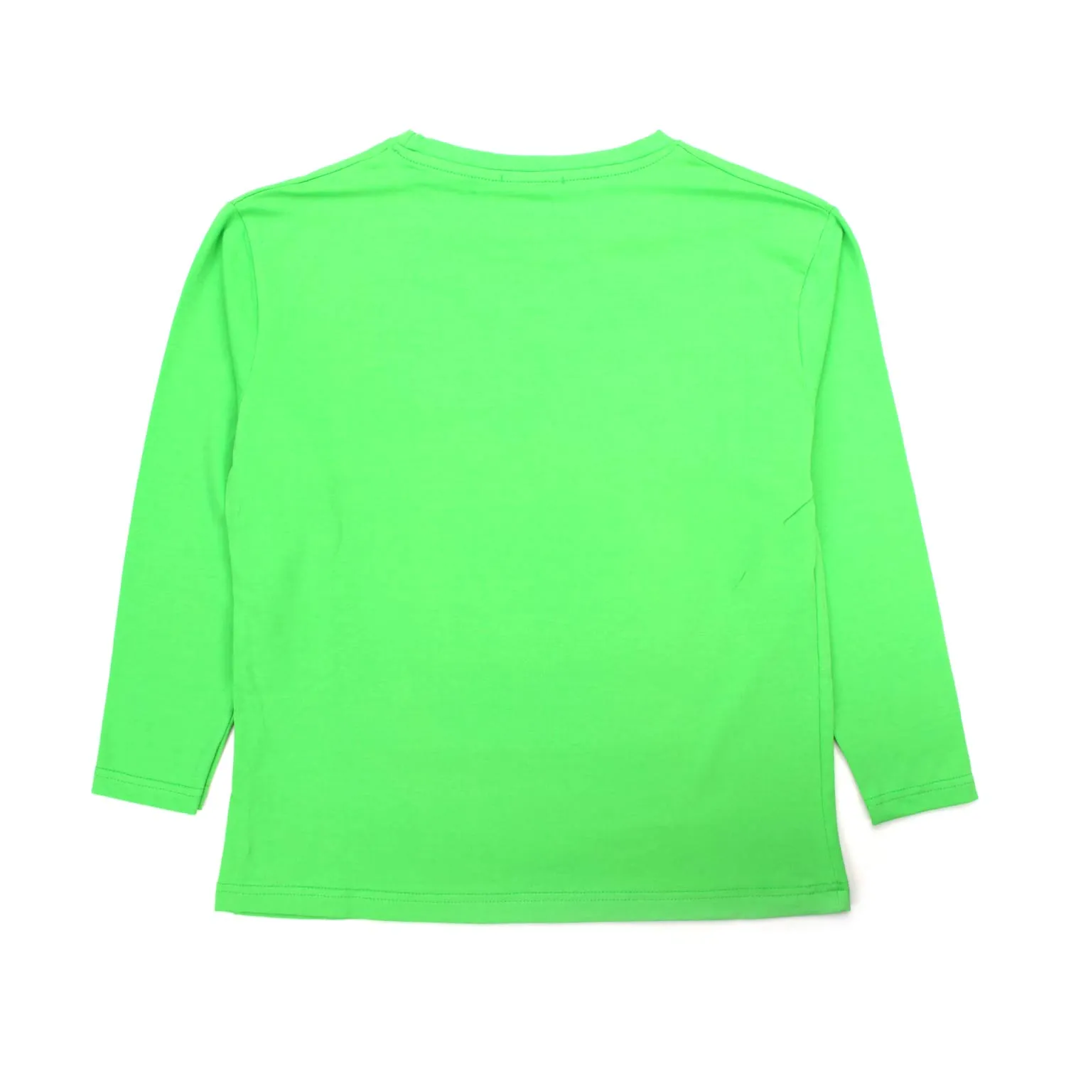 T-Shirt Verde Con Logo Teen