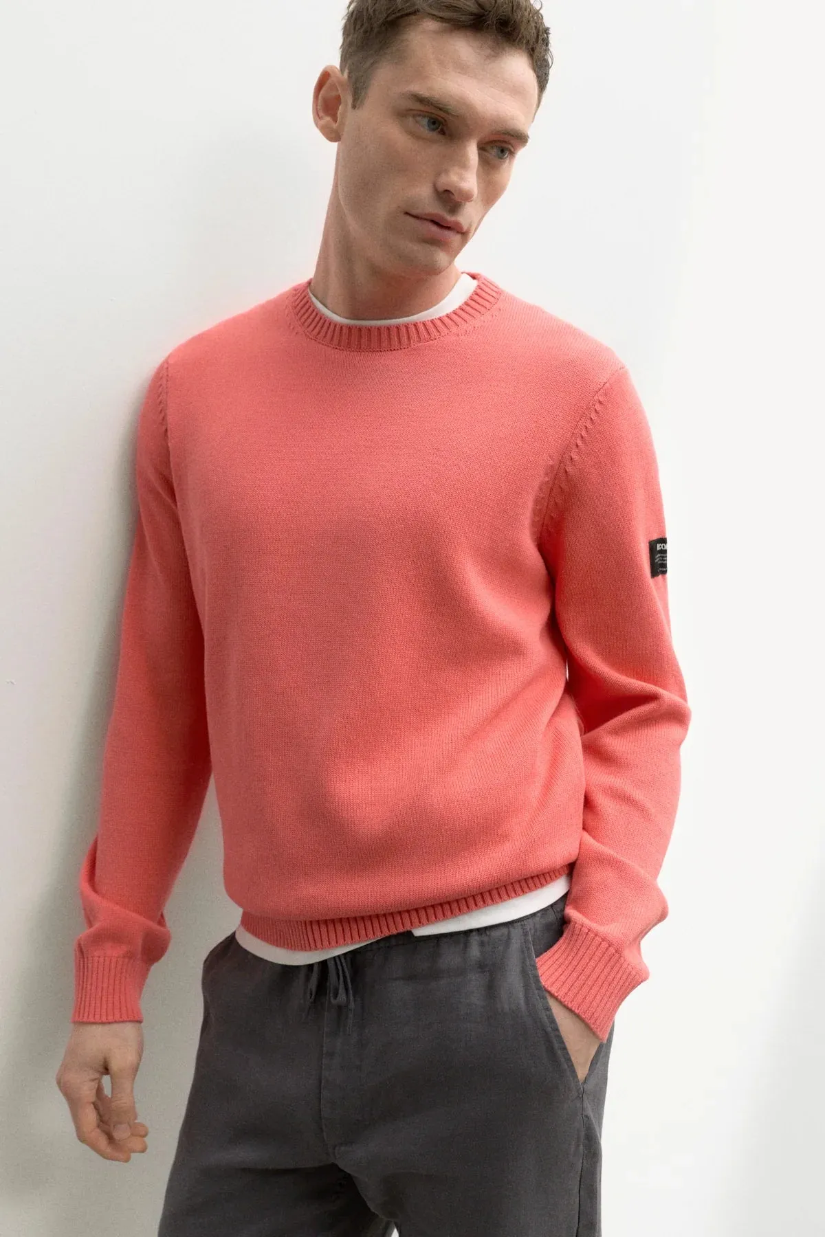 T-shirt with Ecoalf Logo / Orange