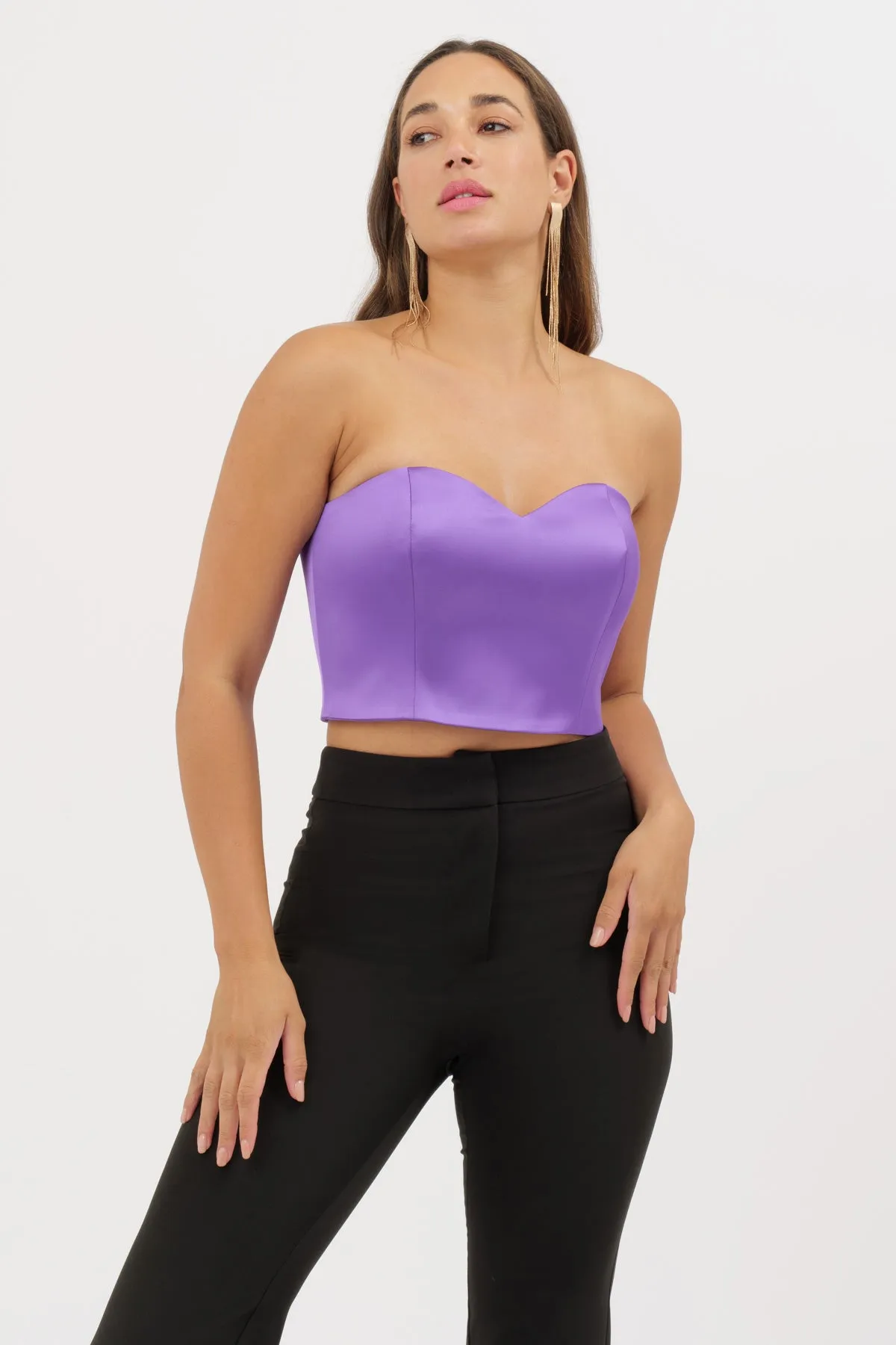 Top Cuore Violet-