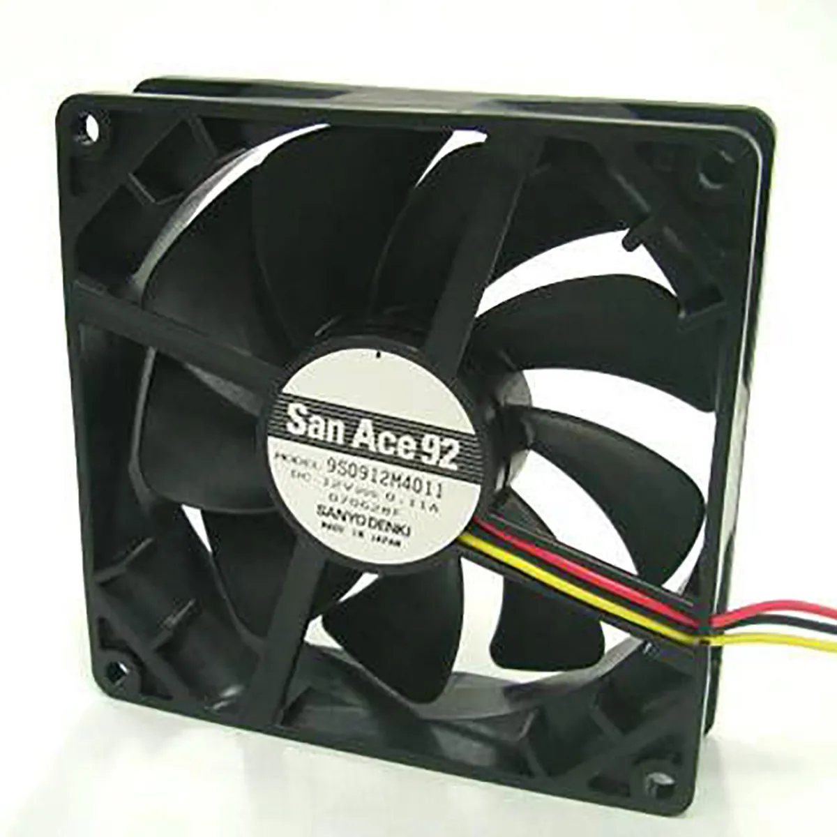 Ventola assiale in c.c. Sanyo Denki 9S, 49.8m³/h, 24 V c.c., 92 x 92 x 25mm